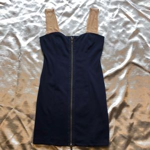 BB Dakota front zipper, cocktail dress.
